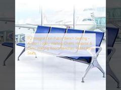 PU Integral Skin Public Bench Seating – Airport Lobby Waiting Chairs, Hospital & Clinic Waiting Room Benches, Public Row Seats
