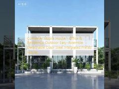 Container Mobile House - Office & Residential Outdoor Easy-Assemble Detachable Color Steel Integrated Prefab House
