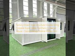 Factory-Direct Steel Structure Double-Wing Foldable Expandable Flat-Pack Container House - Export-Ready Mobile Prefab Unit