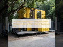 Container Mobile House - Easy-Assemble Modular Prefab Unit for Office & Residential Use
