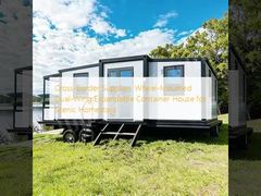Cross-Border Supplier: Wheel-Mounted Dual-Wing Expandable Container House for Scenic Homestays
