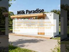 Container Mobile Shop – Easy-Assemble Outdoor Kiosk for Parks/Scenic Areas, Coffee Shop, Milk Tea Stand, Commercial Board House

