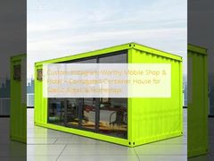 Custom Instagram-Worthy Mobile Shop & Hotel – Corrugated Container House for Scenic Areas & Homestays
