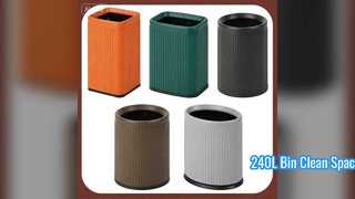 Мусорный бак из нержавеющей стали на 240 л в вестибюле отеля Park