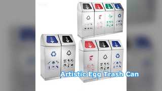 Dinosaur Egg Trash Can Futuristic Design