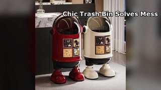 Стильный мусорный бак из нержавеющей стали