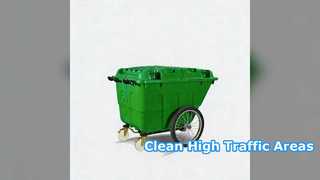 Санитарный контейнер для мест с интенсивным движением транспорта