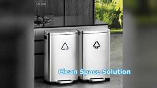 Большая пепельница для мусора из нержавеющей стали