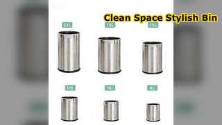 Вертикальная пепельница из нержавеющей стали, мусорный бак