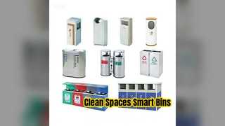 Большие мусорные баки из нержавеющей стали