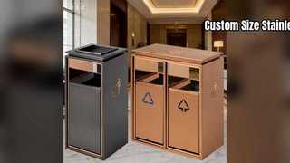 Пользовательский мусорный бак из нержавеющей стали