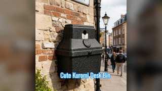 Настольный мусорный бак Kuromi милый и компактный