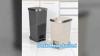 Симпатичный мини-настольный мусорный бак