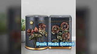 Симпатичный мини-настольный мусорный бак