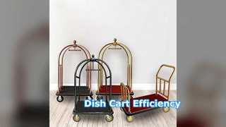 Dish Collecting Cart Hotel Restaurant Efficiency