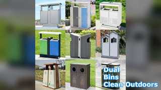 Уличные мусорные баки: легко сортируйте мусор