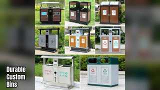 Изготовленные на заказ контейнеры из нержавеющей стали для парков