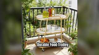 Durable Stainless Steel Food Trolley