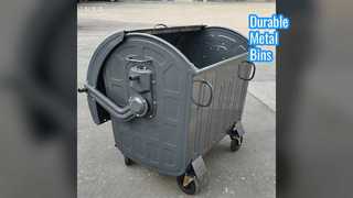 Сверхмощные металлические мусорные баки 360л 660л 1100л