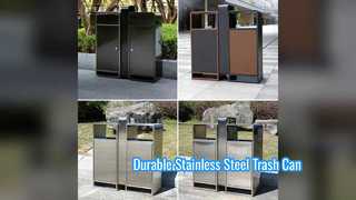 Сверхмощный мусорный бак из нержавеющей стали