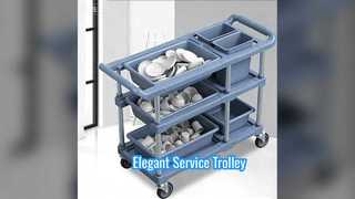 Nordic Style Service Trolley For Hotels