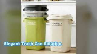 Elegant Stainless Steel Trash Can