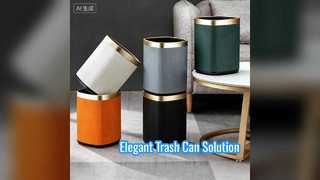 Элегантный квадратный мусорный бак для дома и офиса