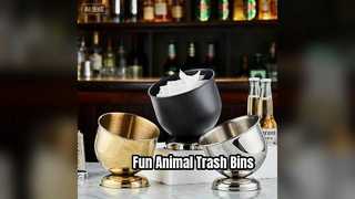 Мусорные баки с милыми животными для детей