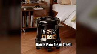 Press Pop Lid Trash Can Home Use