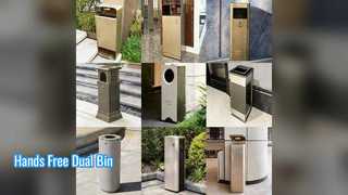 Роскошный мусорный бак с двумя контейнерами