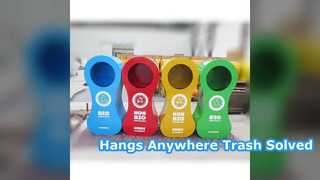 Подвесной мусорный бак с откидной крышкой