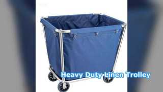 Hotel Linen Trolley Heavy Duty Stainless Steel