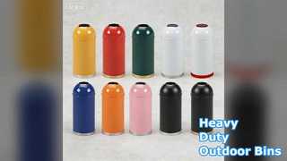 Large Stainless Steel Trash Cans Outdoor