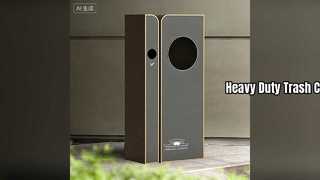 Большой мусорный бак из нержавеющей стали для офиса отеля