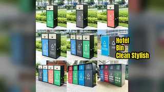 Пепельница из нержавеющей стали для отеля