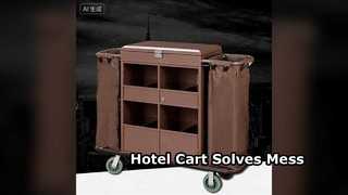 Hotel Room Service Cart with Lid