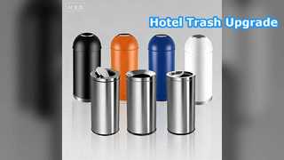 Мусорные баки из нержавеющей стали для отелей