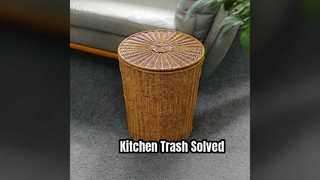 Кухонный шкаф для мусора с двойным отделением