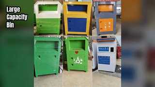 Large Open Top Trash Can