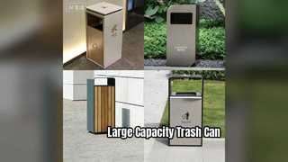 Промышленный мусорный бак с крышкой