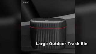 Большой открытый мусорный бак