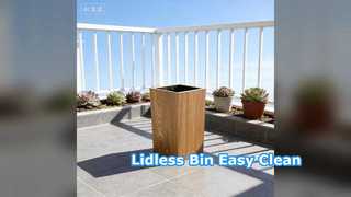 Durable Double Layer Trash Bin No Lid