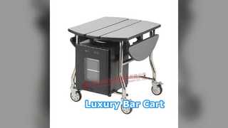Luxury Industrial Bar Cart Serving Trolley