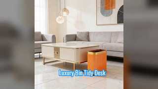 Роскошное настольное мусорное ведро с крышкой