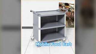 Ручная тележка для еды, мобильная тележка