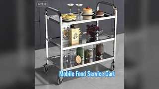 Food Service Trolley Mobile Cart