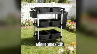 Мобильная тележка для закусок, чай с молоком, кофе, торговый автомат