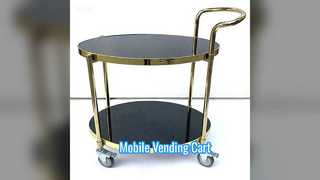 Mobile Stall Cart Flower Display Snack Coffee