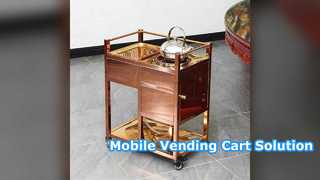 Mobile Vending Cart Customizable Street Food Stall