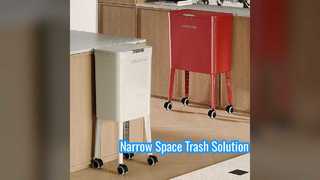 Мусорный бак с высокой педалью сужает пространство